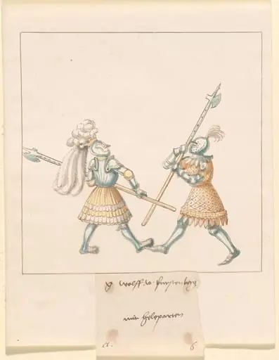 Foot Combat with Halberds