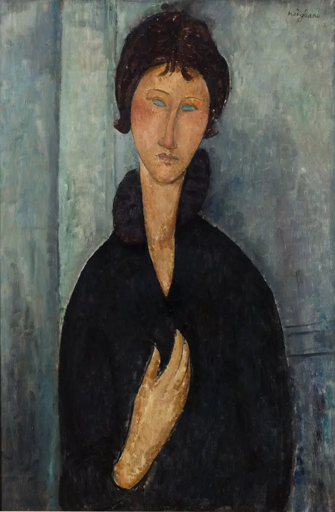 Woman with Blue Eyes