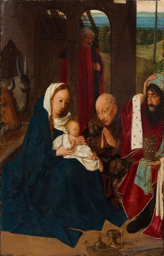 The Adoration of the Magi, by Geertgen tot Sint Jans, unspecified, 1484