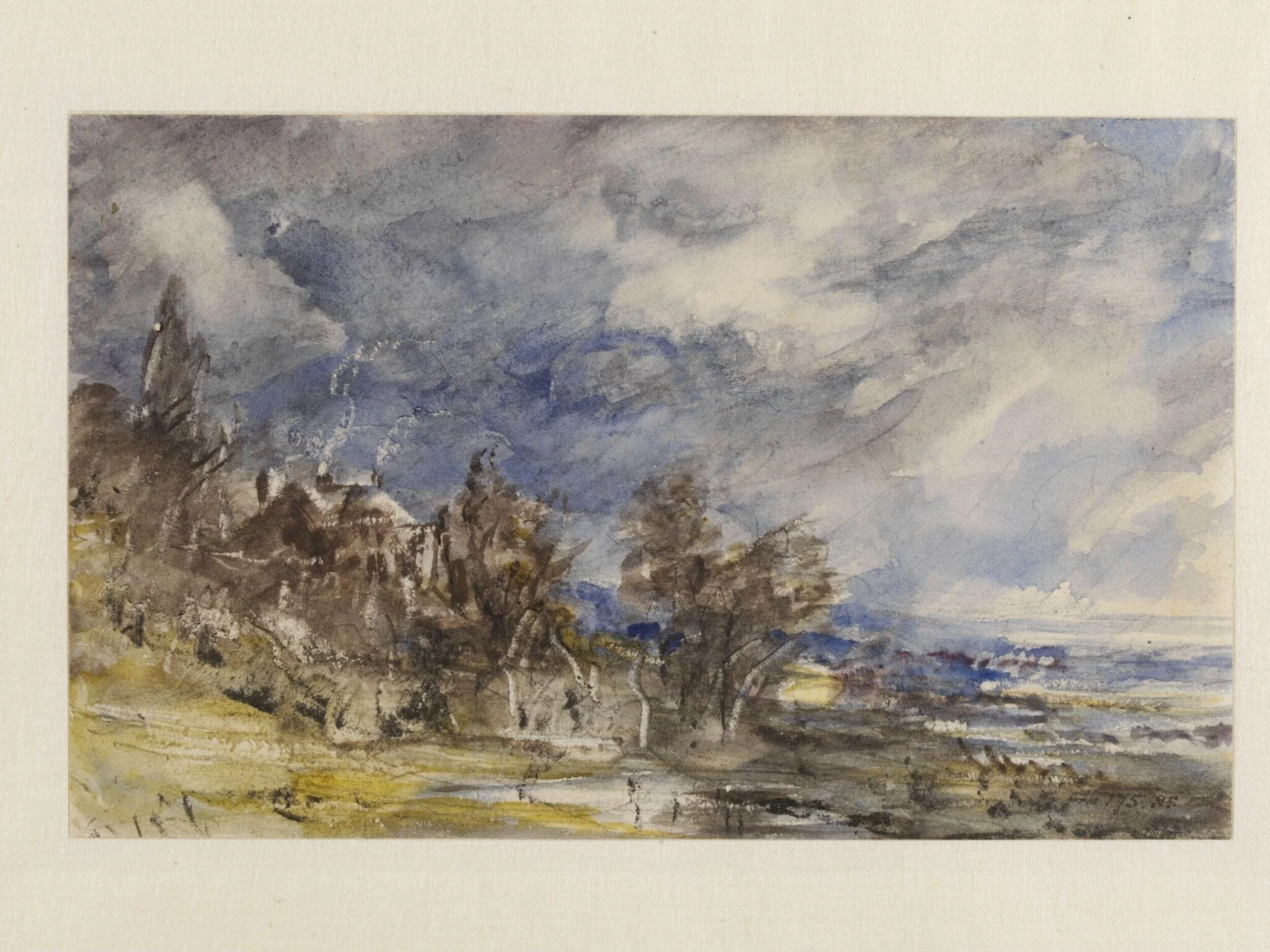 Hampstead Heath, from near Well Walk
