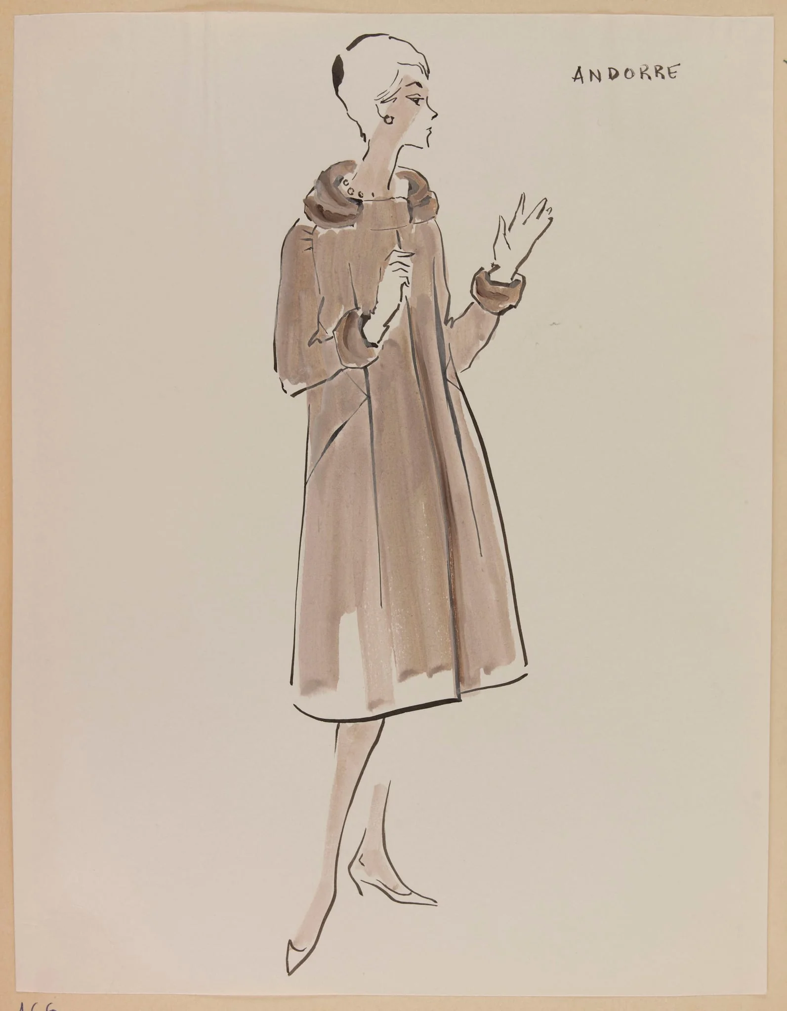 Andorre, by Carven, 1956