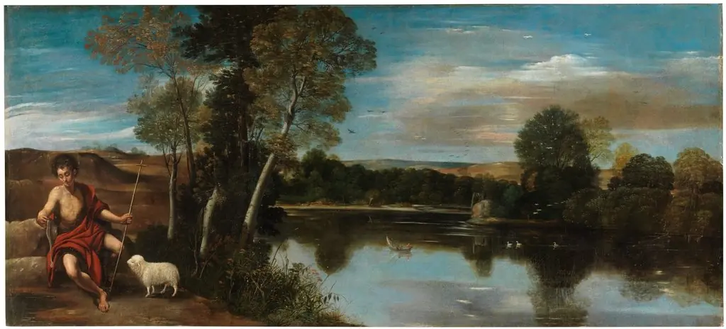 Saint John the Baptist in a Landscape