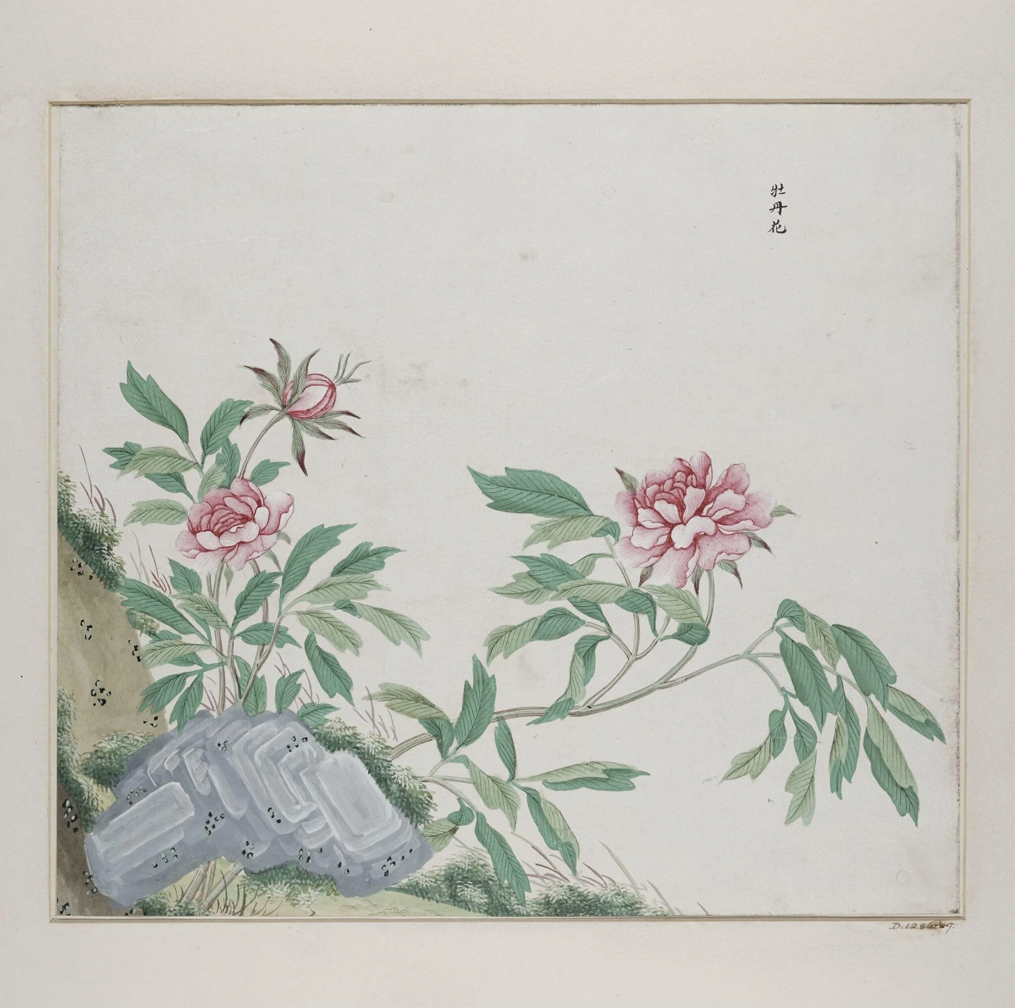 Mua dan hua, by Unknown, paint, 1780
