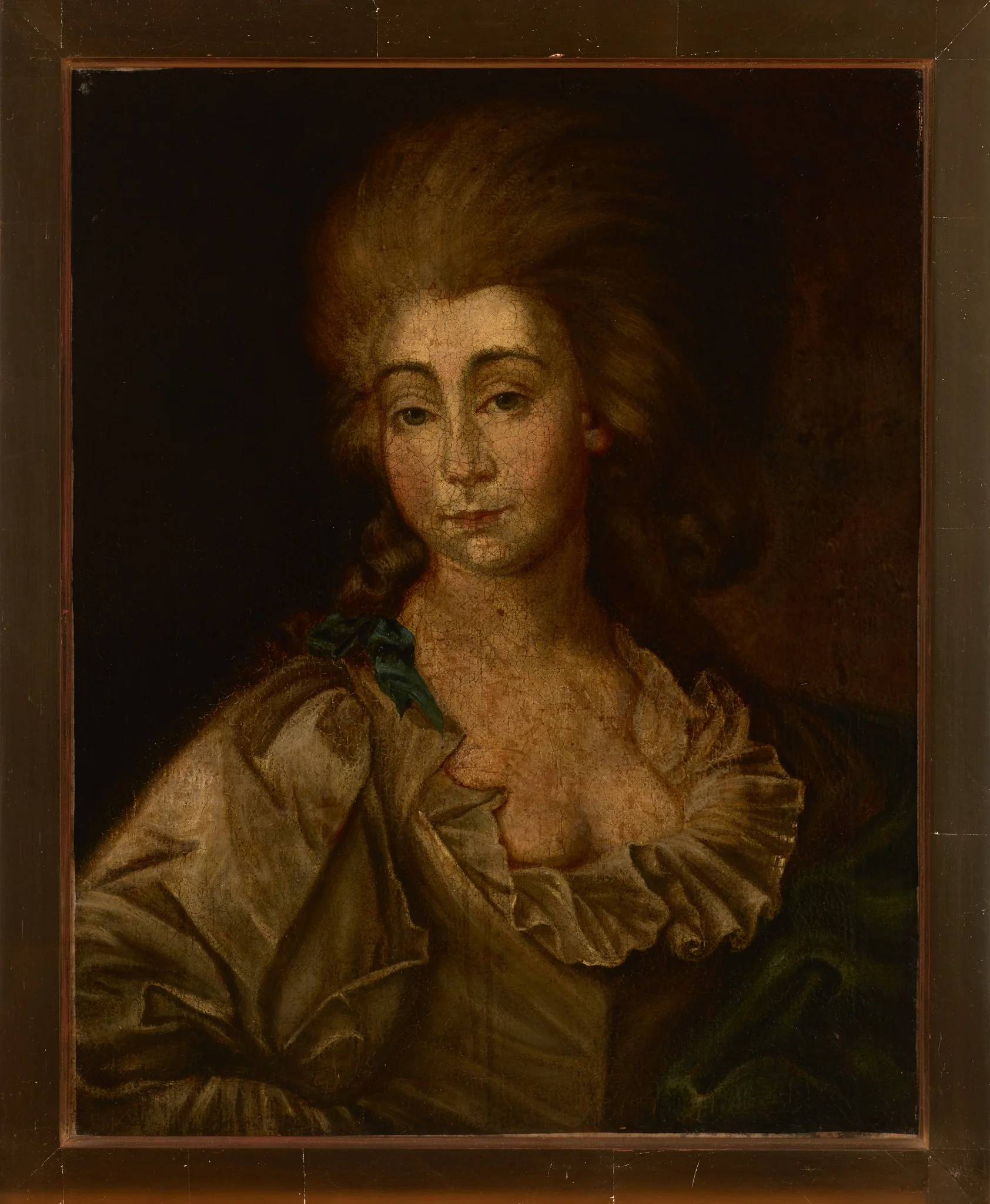 Portrait of Urszula Mniszchech née Zamoyska (1750–1808), wife of Michał Jerzy Wandalin Mniszch, Grand Marshal of the Crown, by Unknown, oil, 1799