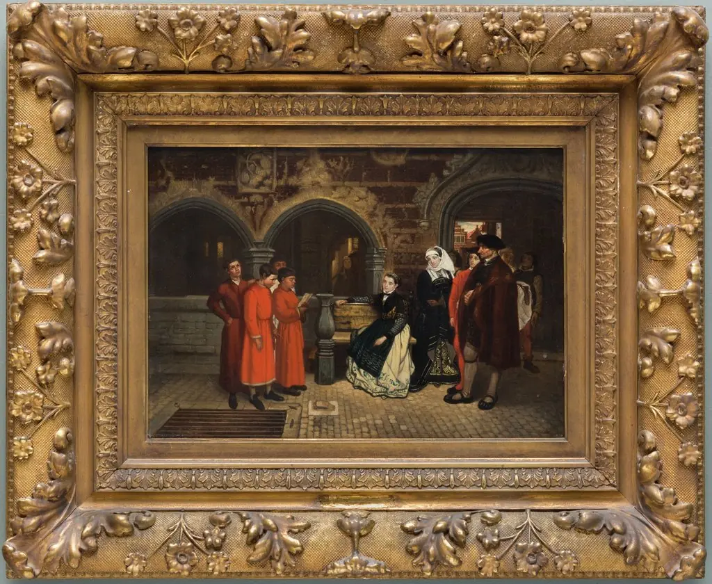 Martin Luther Singing in the Streets of Eisenach
