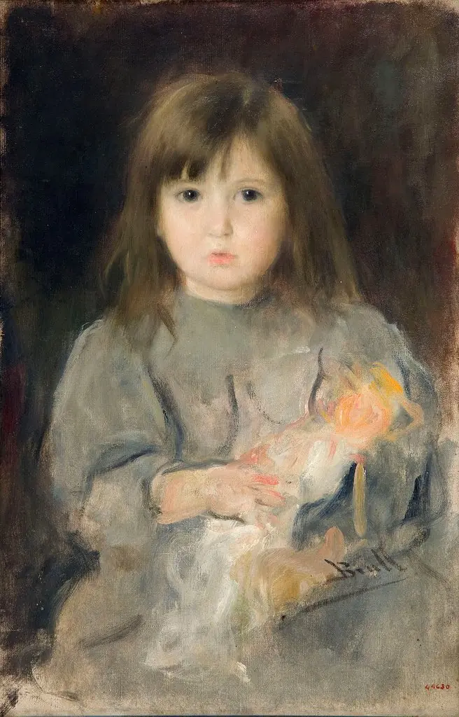 Portrait of the artist's daughter