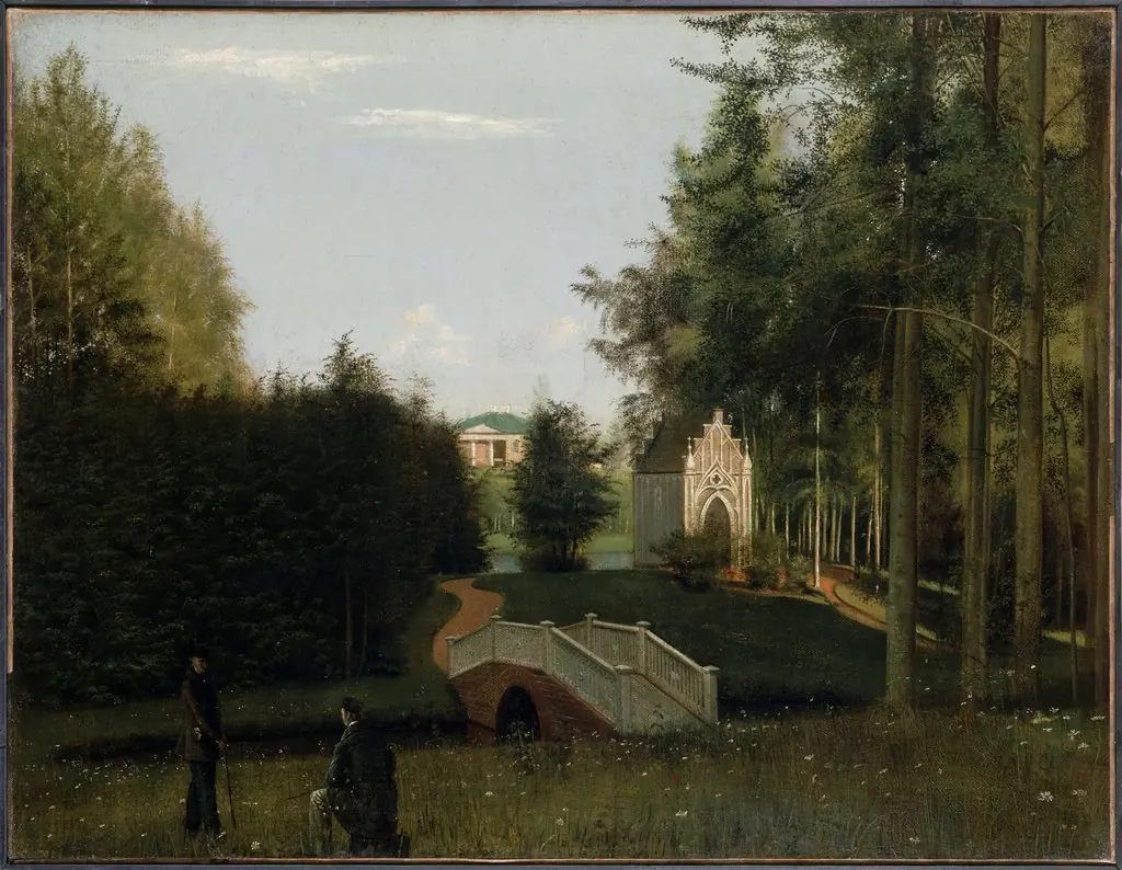 The View of the Farmstead of Ostrovki in the Province of Tver