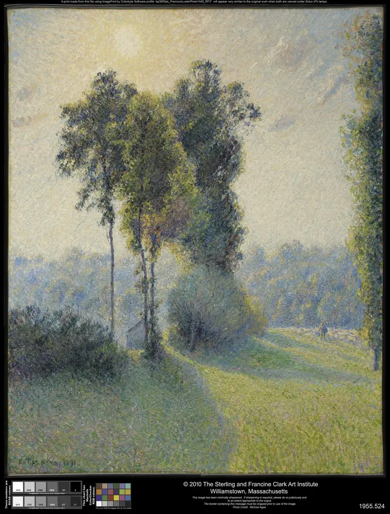 Landscape at Saint-Charles, near Gisors, Sunset
