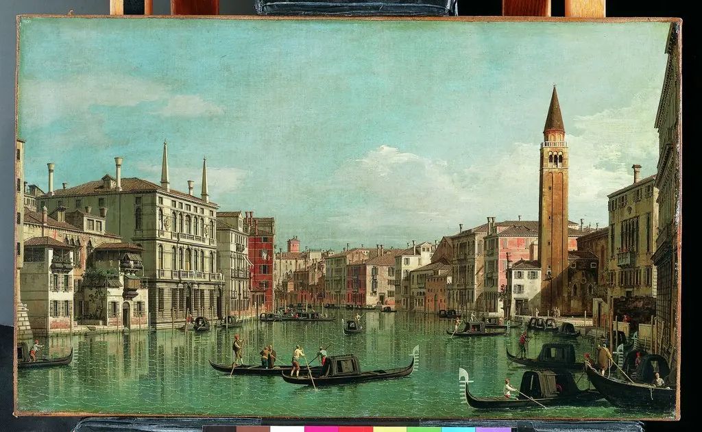The Grand Canal, Venice, Looking Southeast, with the Campo della Carità to the Right