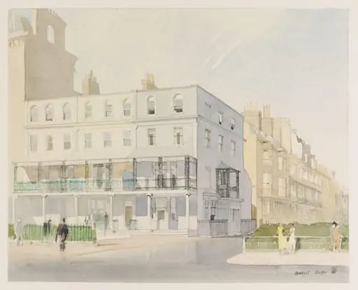 Regency Brighton; houses on Marine Parade and Sussex Square