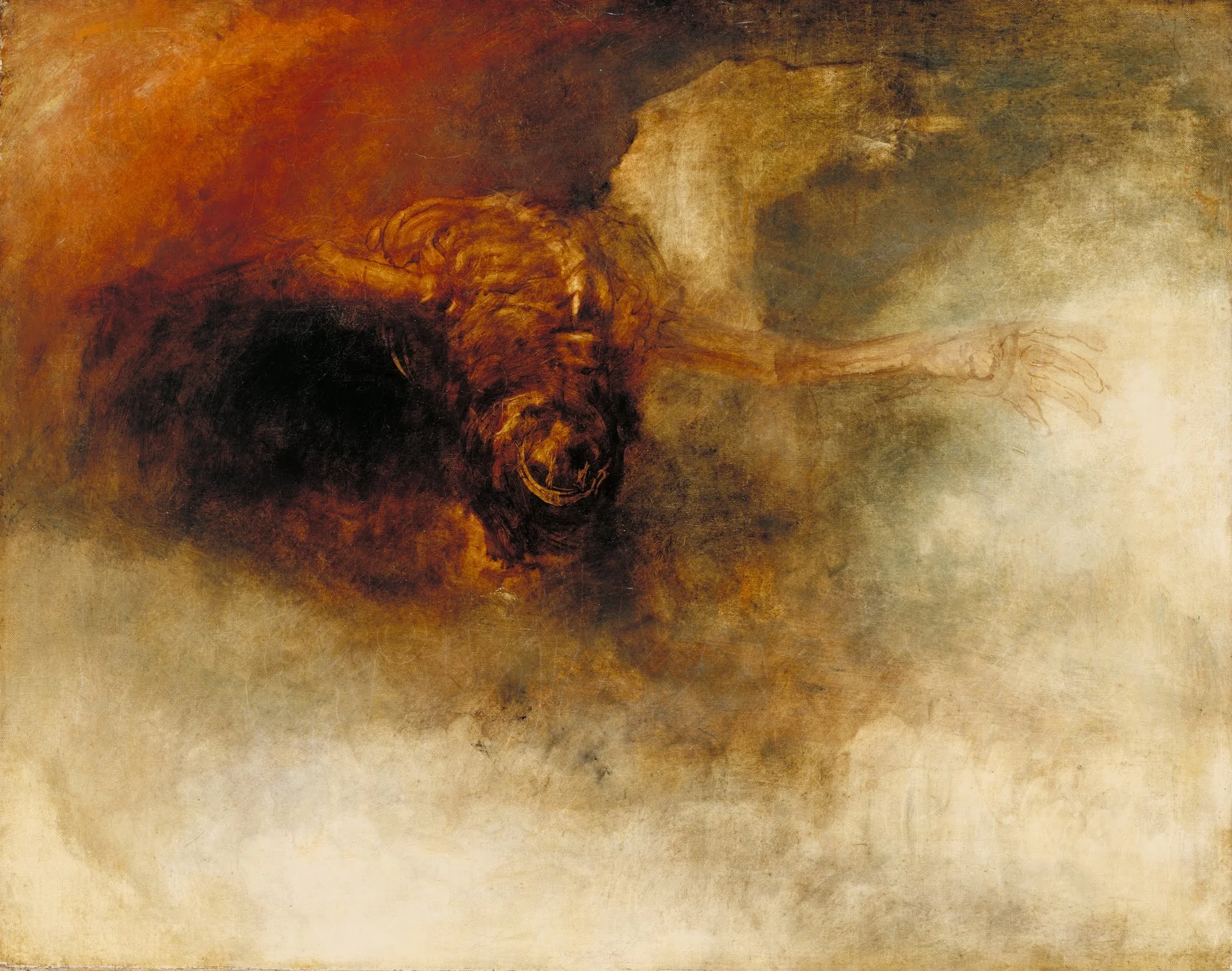 Death on a pale horse, by Joseph Mallord William Turner, oil, 1825