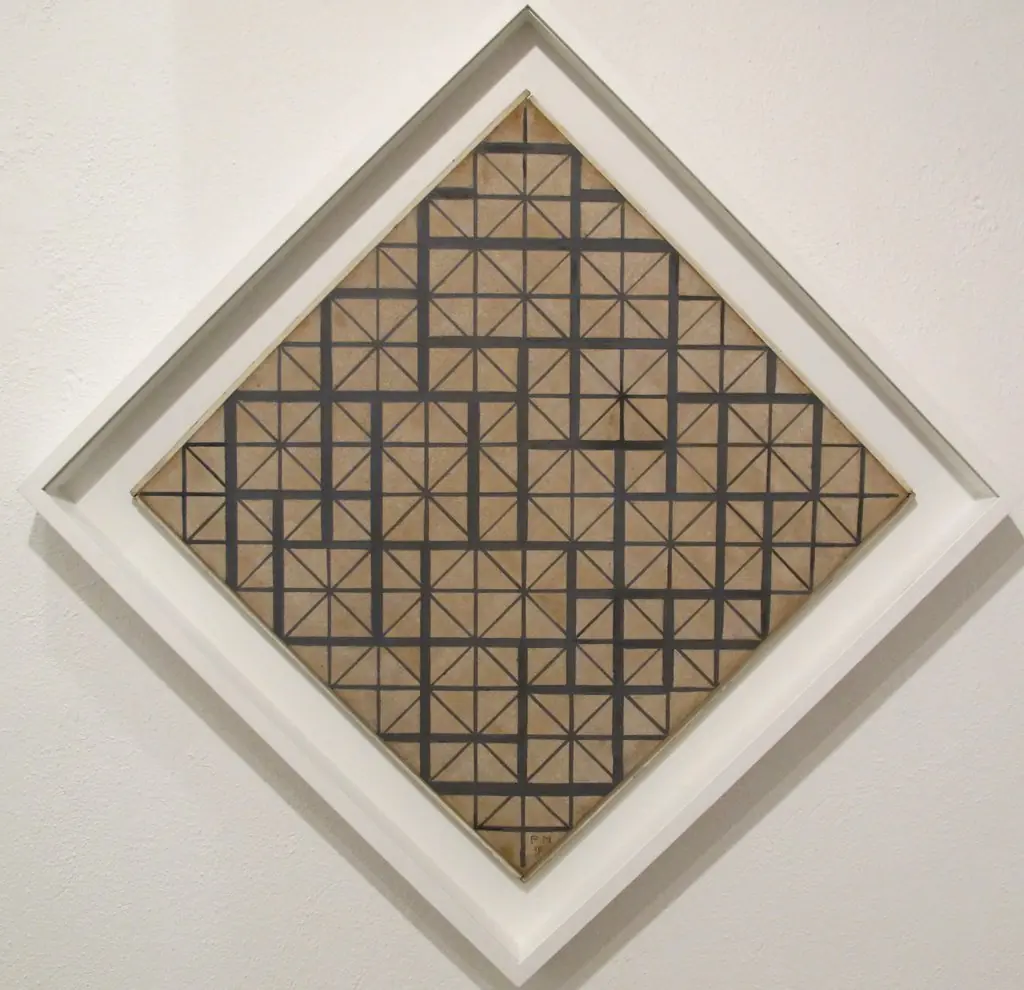 Composition with Grid 4 (Lozenge)