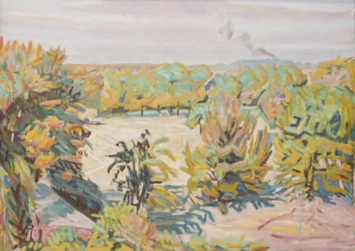 A Garden Seen from the Artist's Dwelling. Autumn