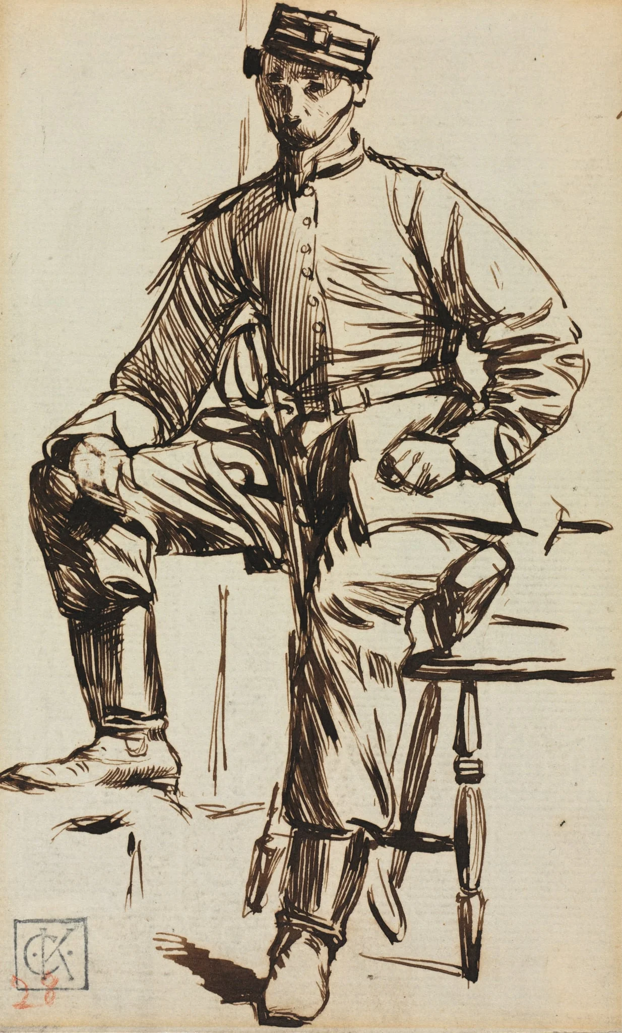Charles Keene as a Volunteer