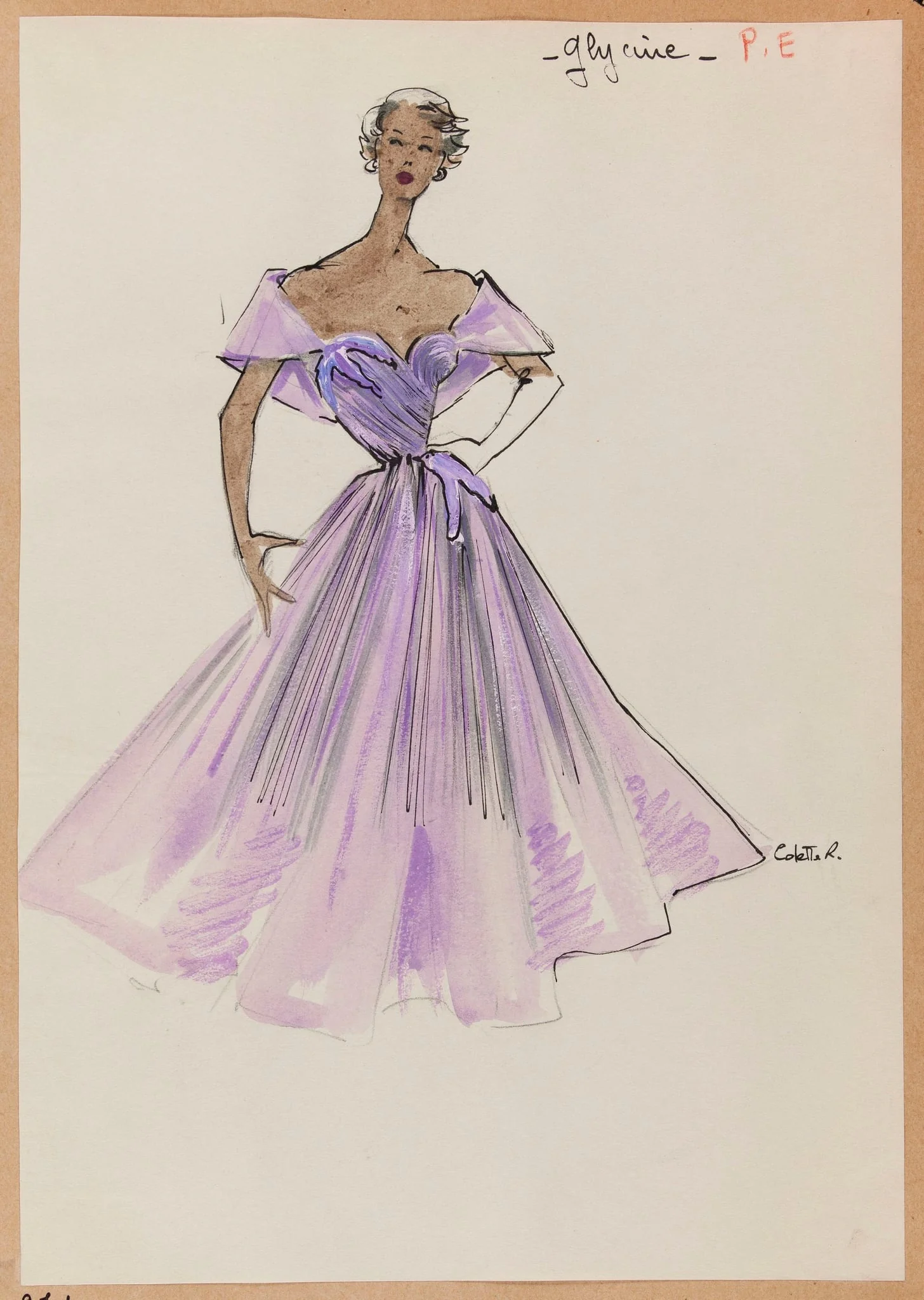 Glycine, by Marie-Louise Carven, 1951