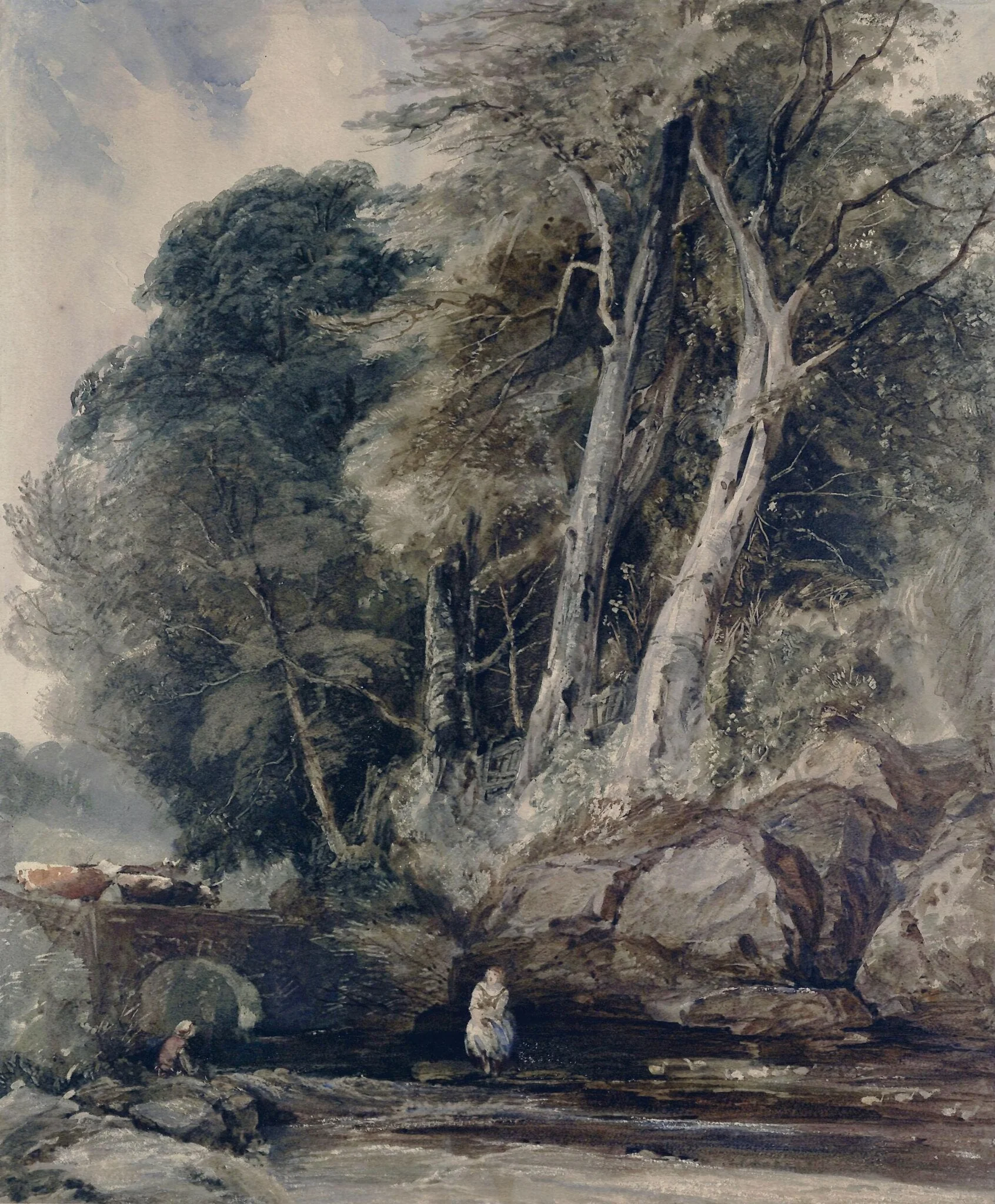 Landscape with Figures and Cattle