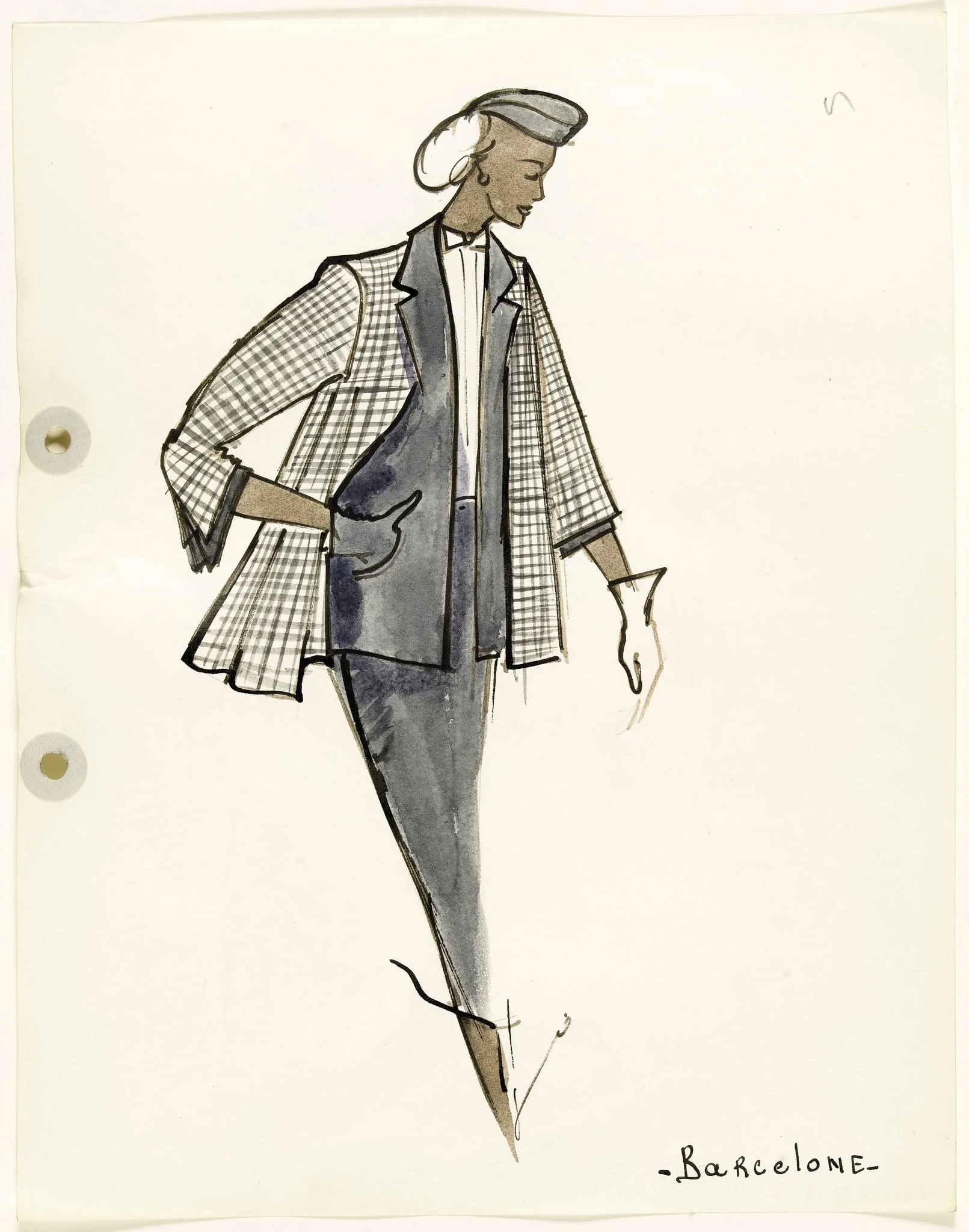 'Barcelone', by Marie-Louise Carven, 1951