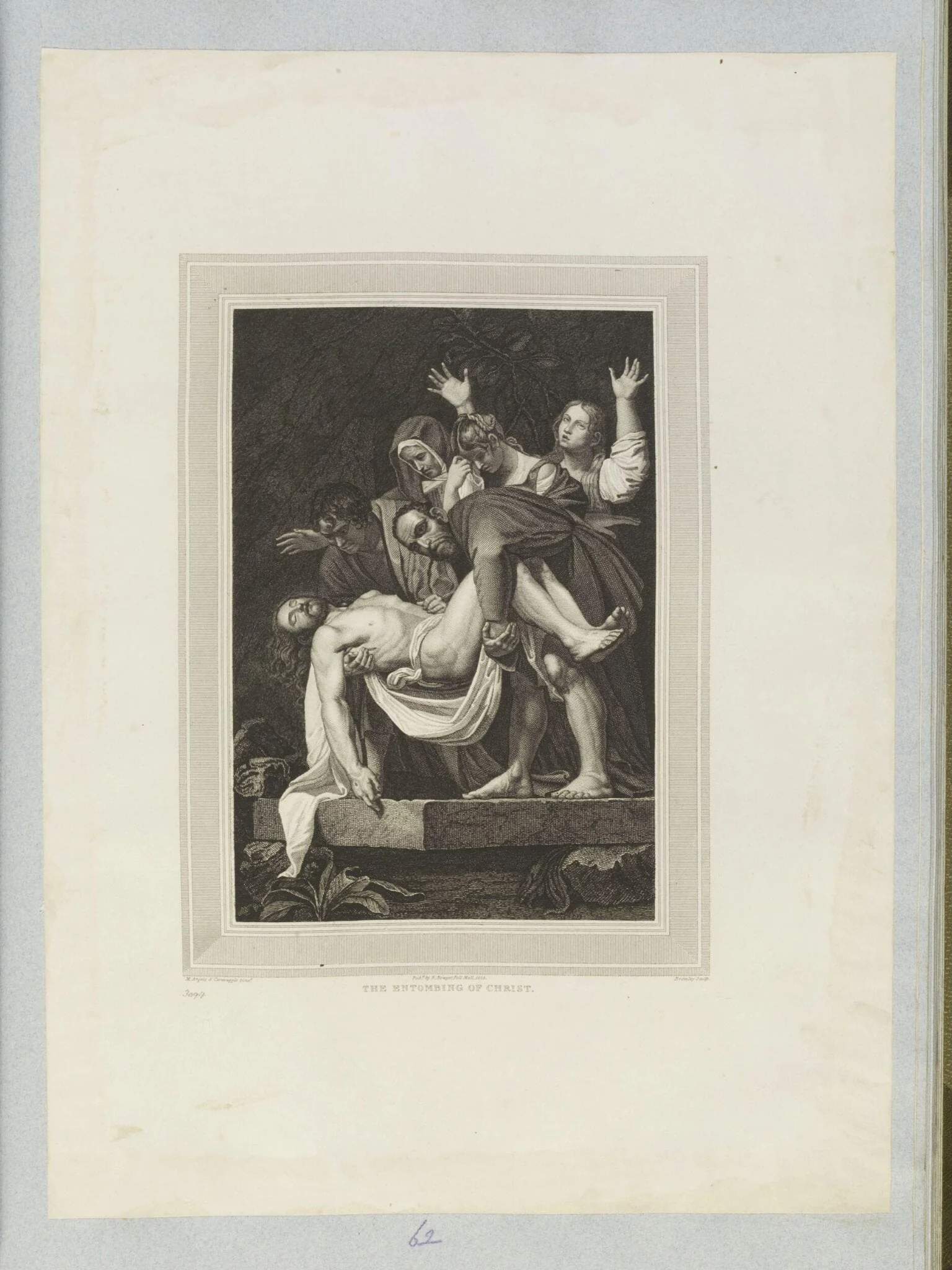 The Entombment, by John Charles Bromley, 1850