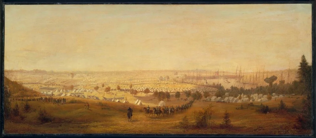 The Army of the Potomac, by James Hope, oil, 1865
