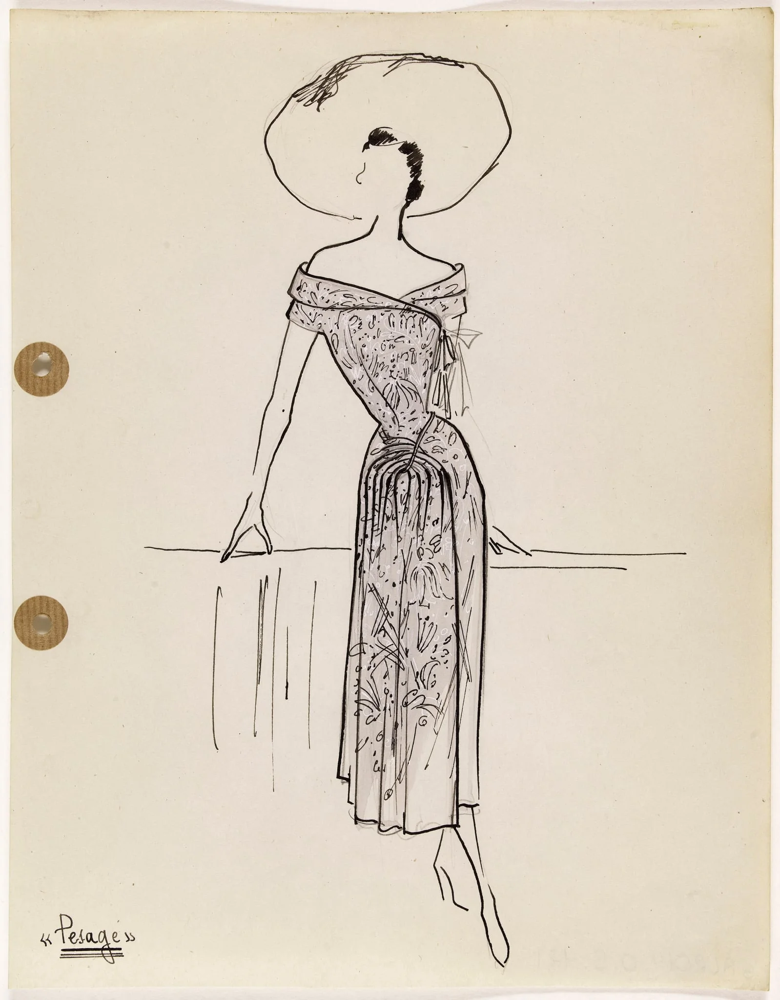 'Pesage', by Carven, 1949