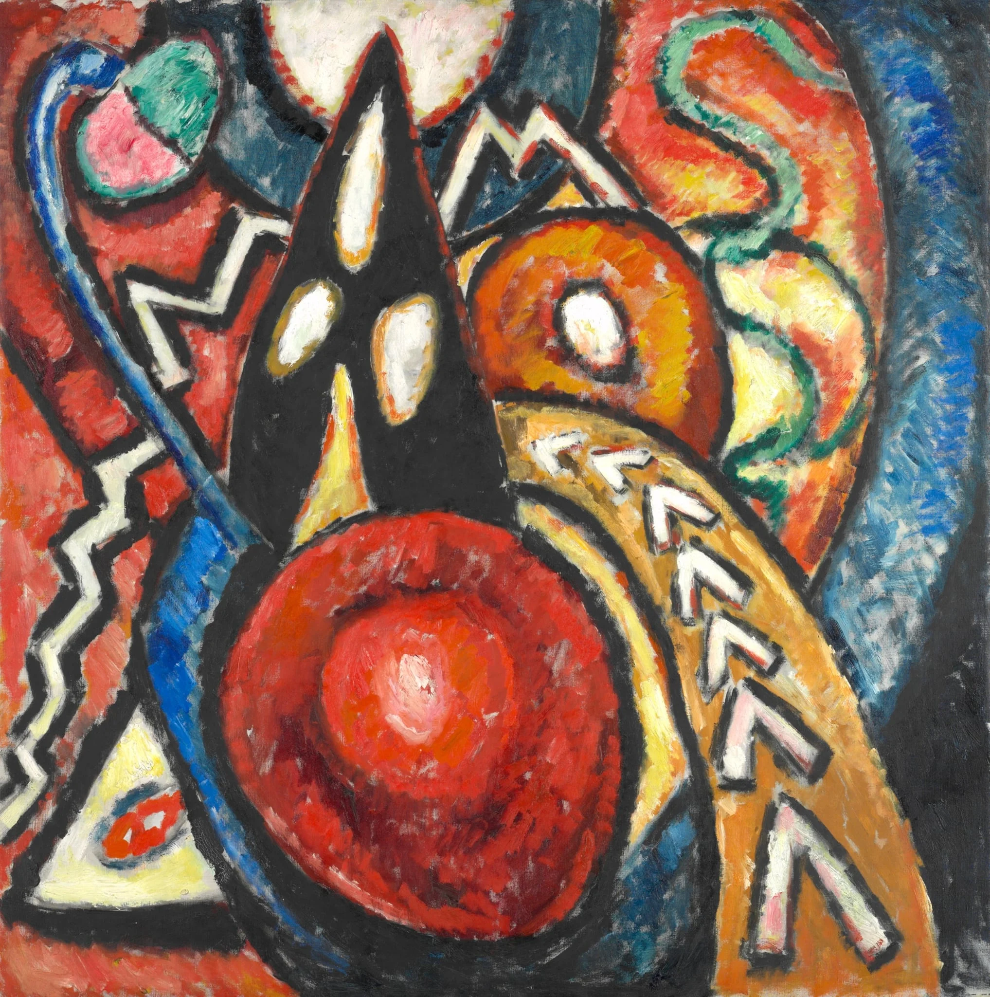 Movement, by Marsden Hartley, oil, 1913