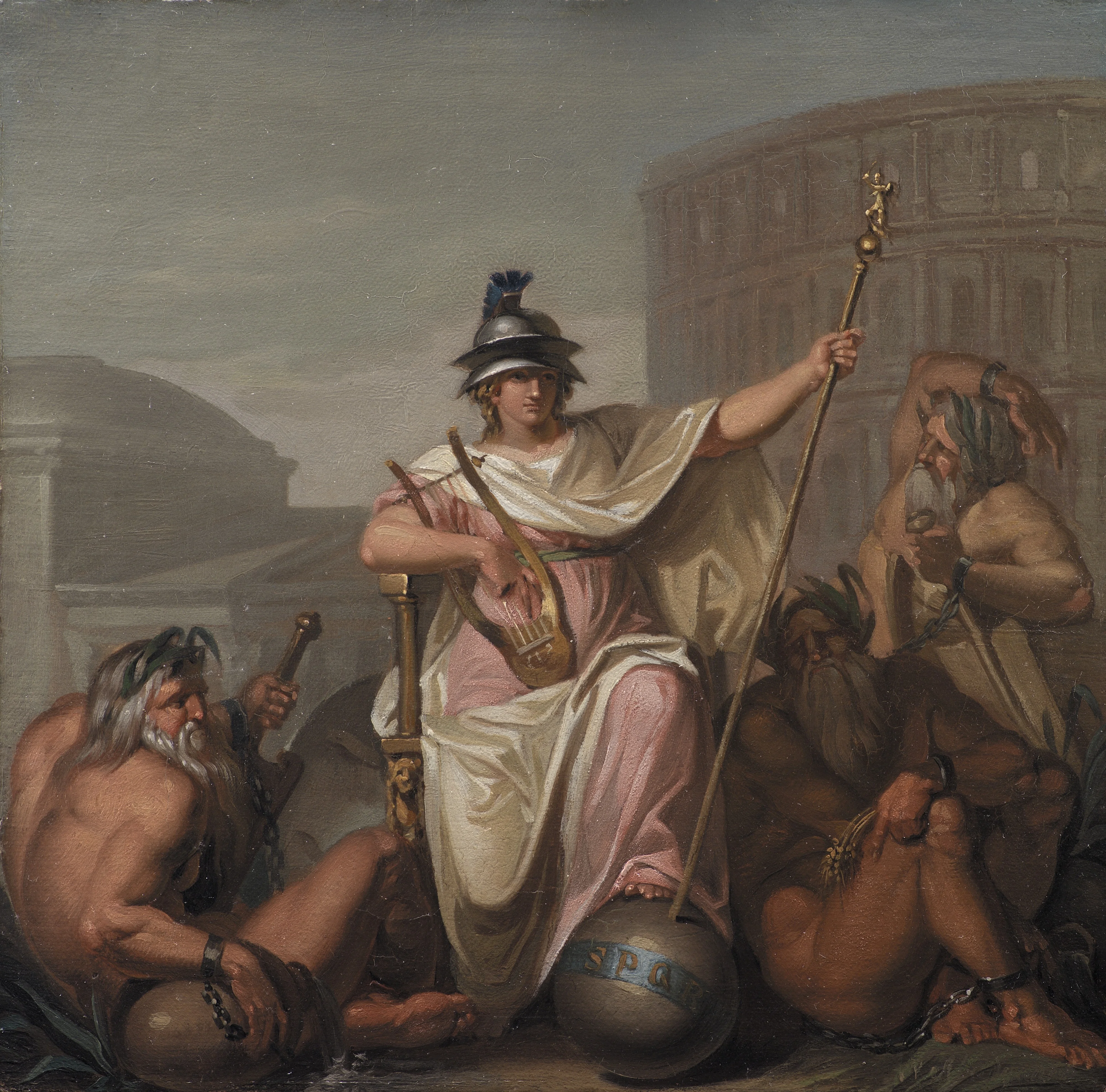 Rome as Ruler of the World, by Nicolai Abildgaard, oil, 1792