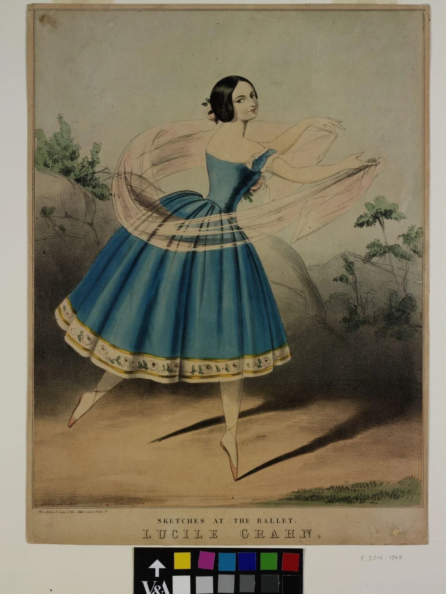 Sketches at the Ballet. Lucile Grahn., by Mourilyan & Casey, 1844