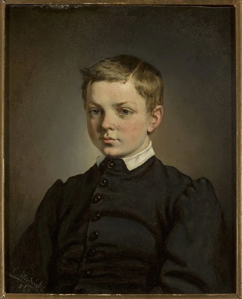 Bust portrait of a boy