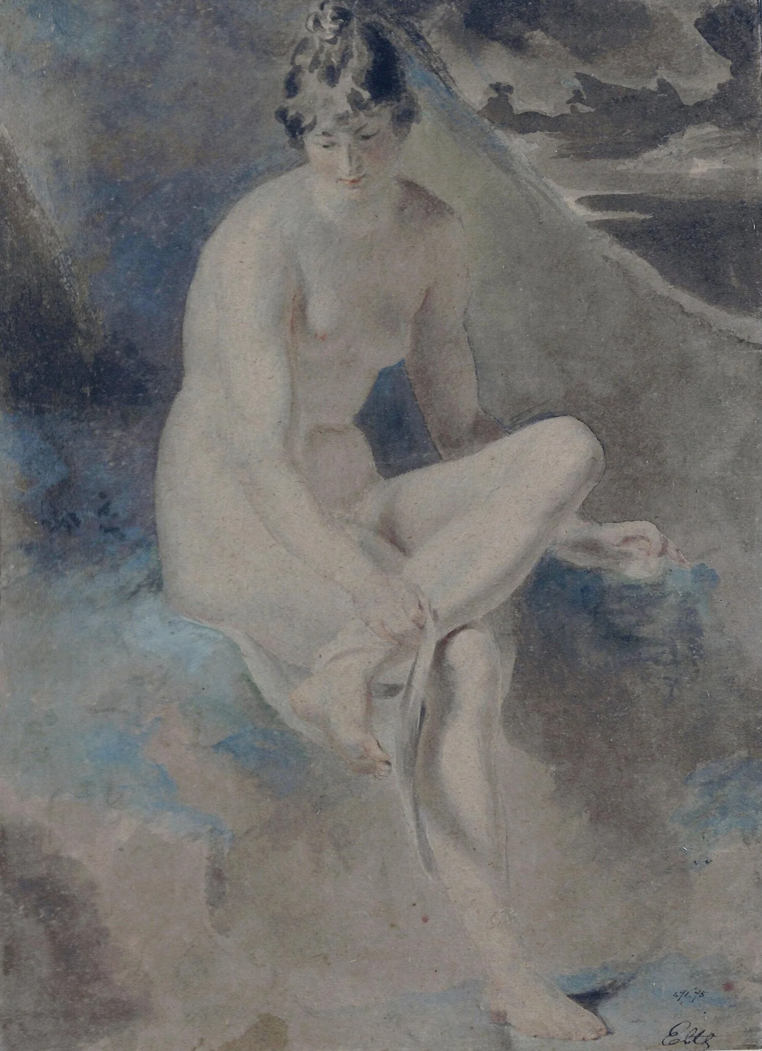 Study of a female nude