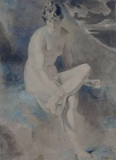 Study of a female nude