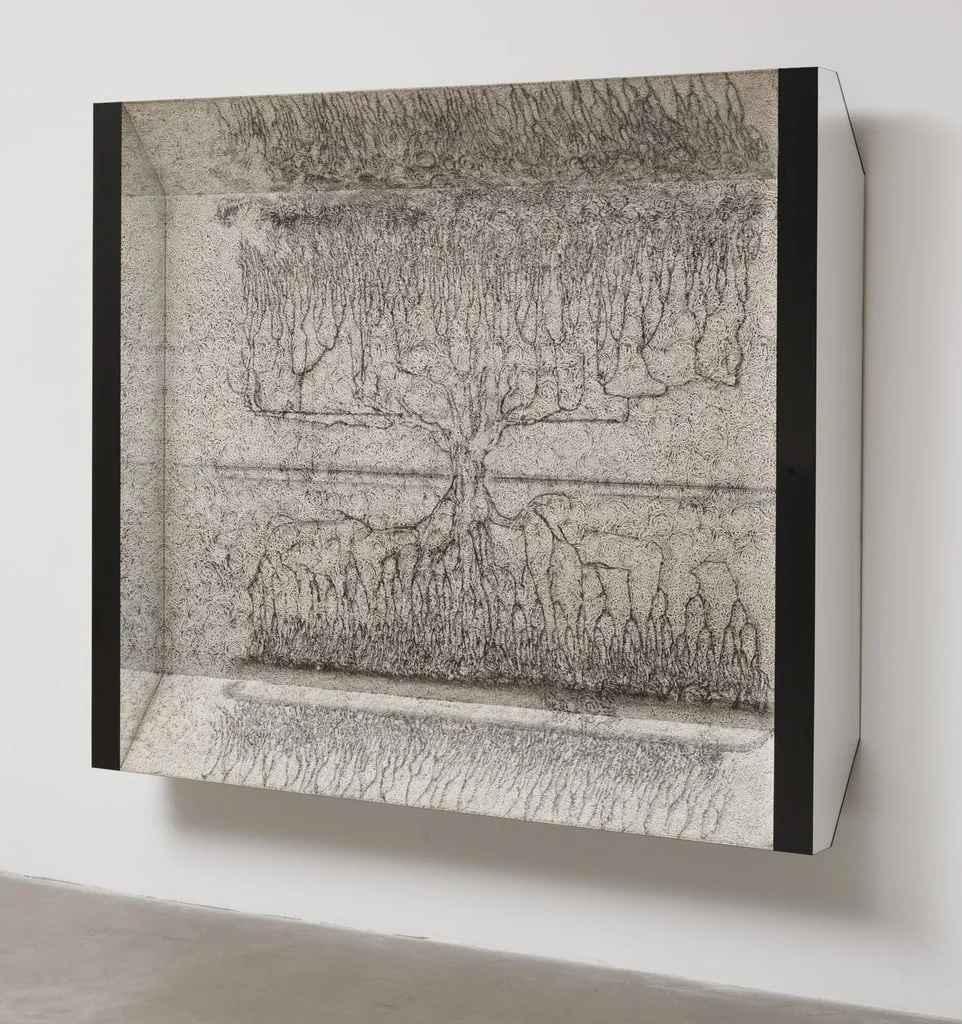 Untitled, by Richard Artschwager, charcoal, 1981