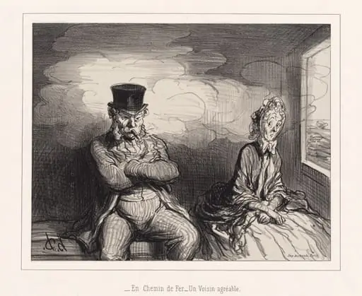 En Chemin de fer... un voisin agréable (On the Railroad: A Pleasant Neighbor)