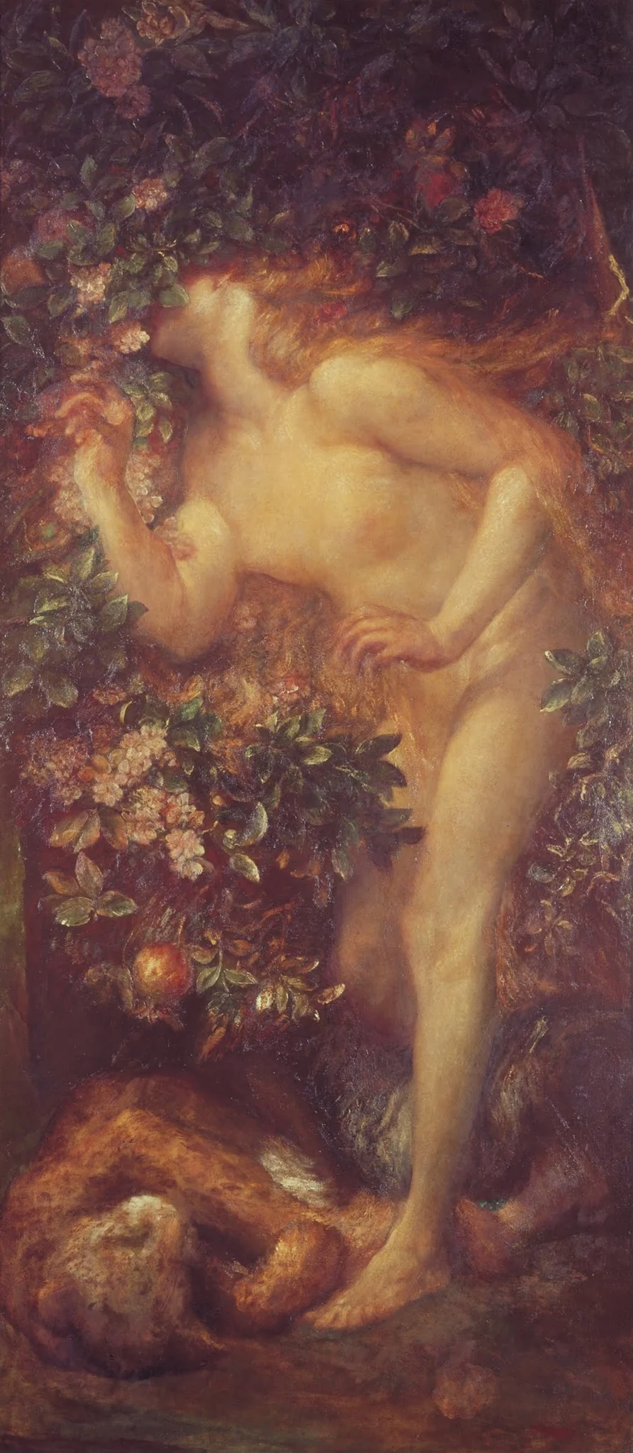Eve Tempted, by George Frederic Watts, oil, 1892