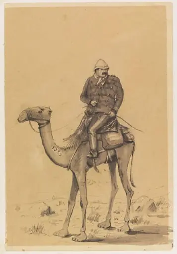 Col. Burnaby, Royal Horse Guards. Gakdul, 1885