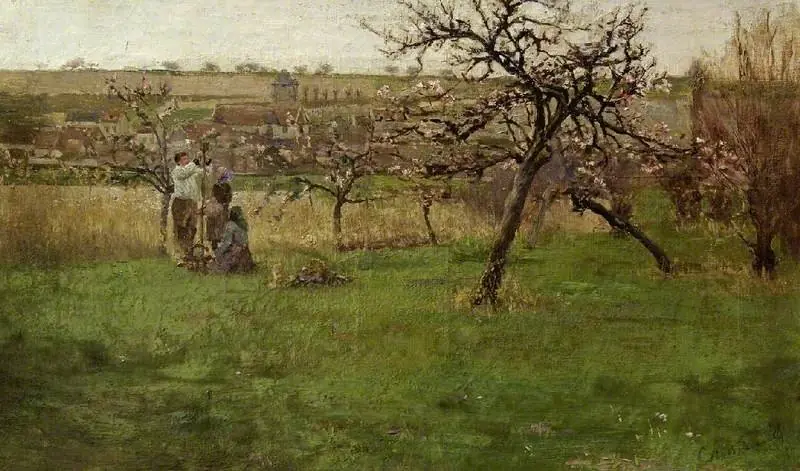 Les pommiers en fleur