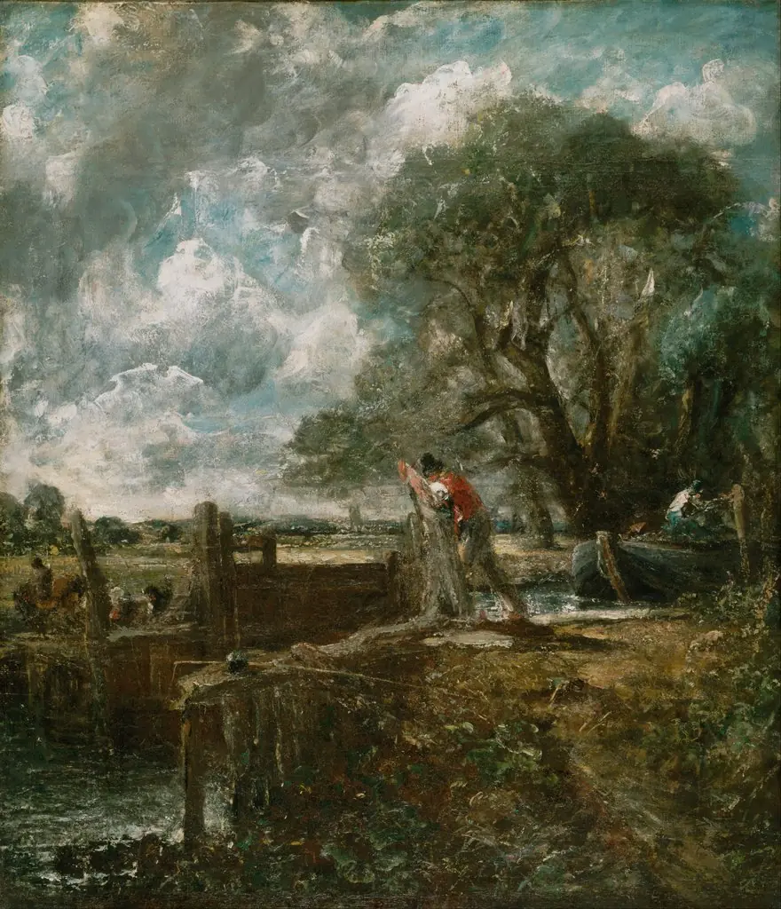 Sketch for A Boat Passing a Lock
