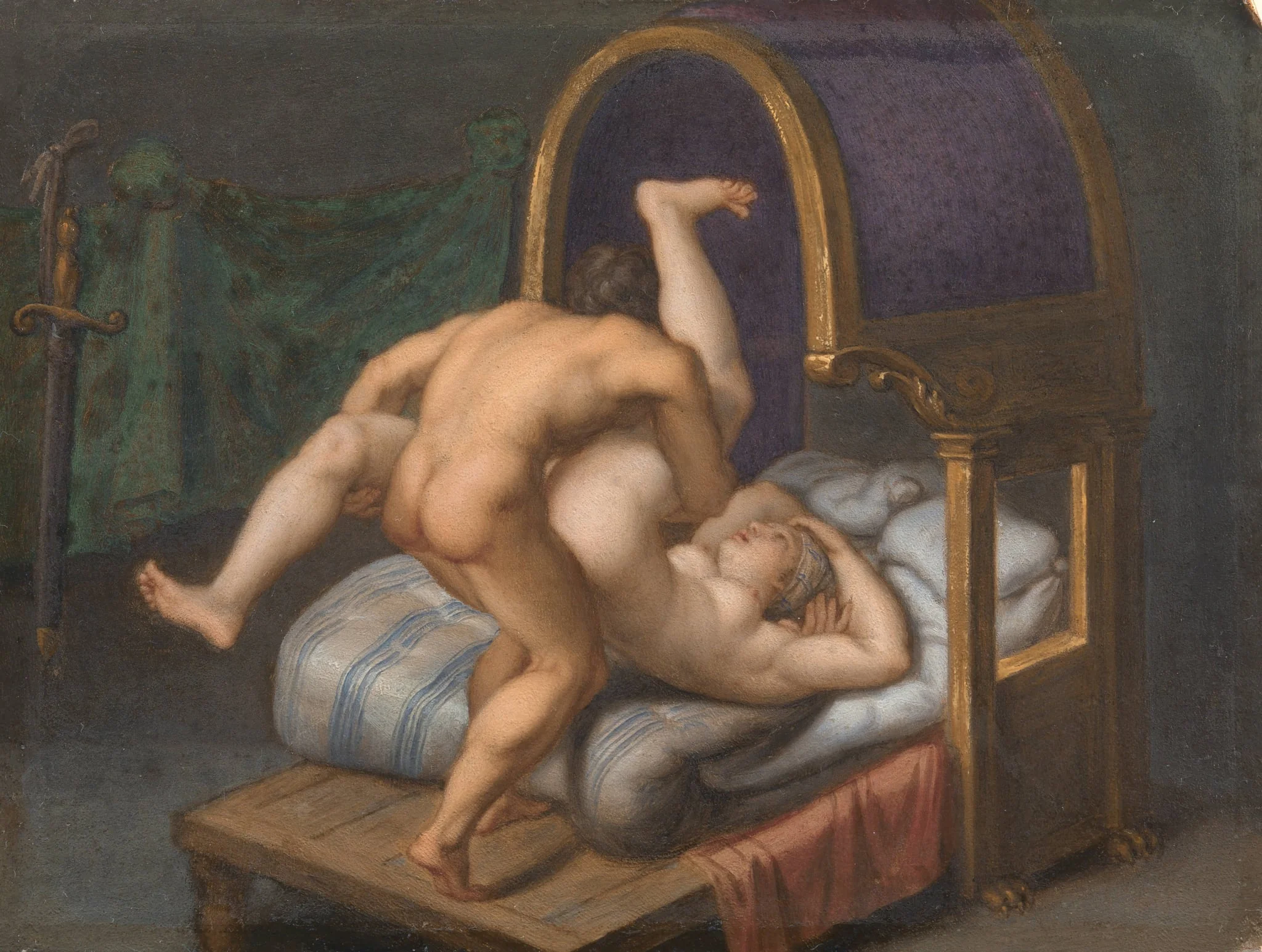 The Nymph Syrinx Pursued by Pan, by Unknown, 1662