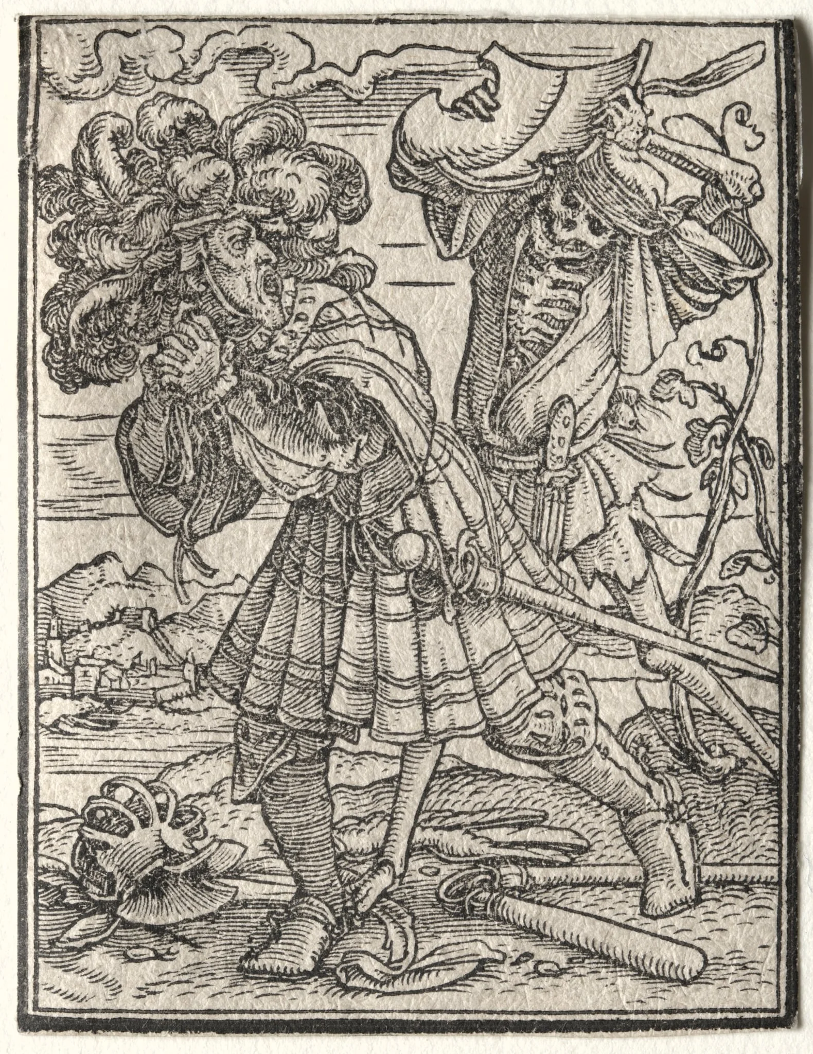The Dance of Death:  The Count, by Hans Holbein the Younger, 1526