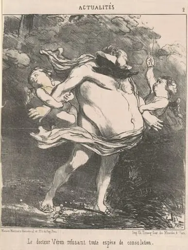 Le docteur Véron refusant ... consolation