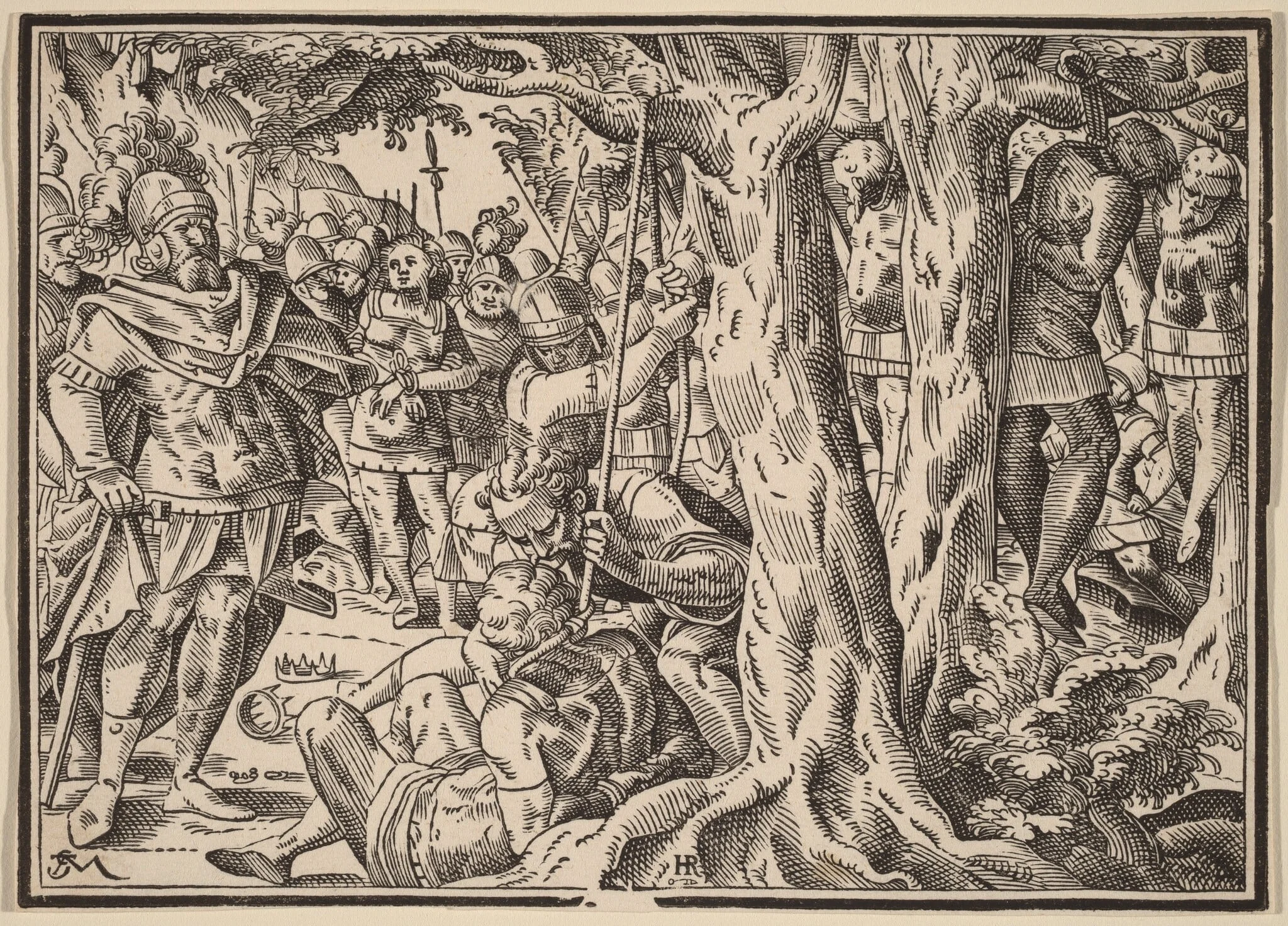 Christ Tells His Disciples of the Last Judgment, by Christoph Murer, ink, 1630