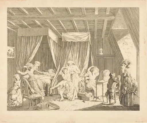 Le lever des ouvrieres en modes