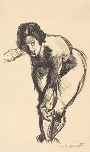 Gebeugter Akt (Nude Bending Forward)