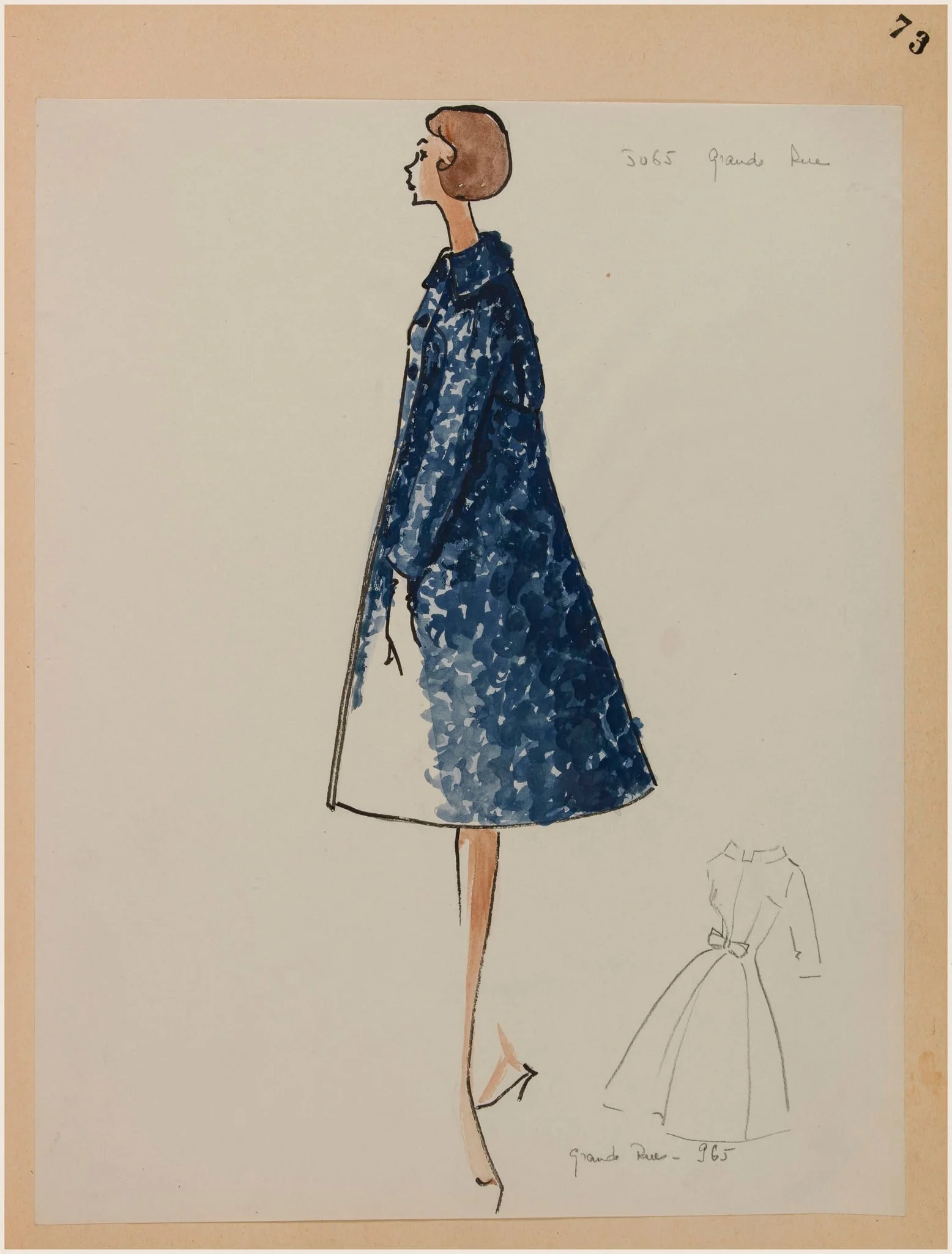 Grande rue, by Carven, 1958
