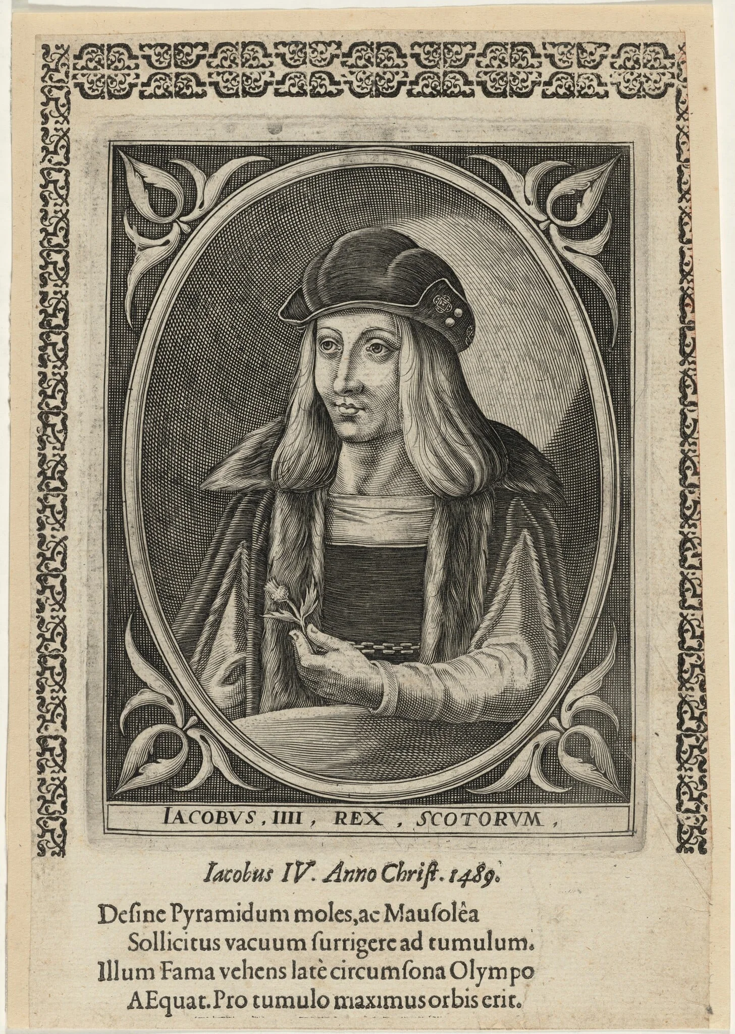 James IV, King of Scotland, by Unknown 19th Century, ink, 1603