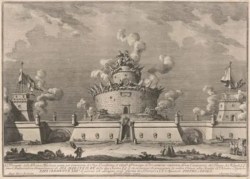 The Prima Macchina for the Chinea of 1759: A Fortress