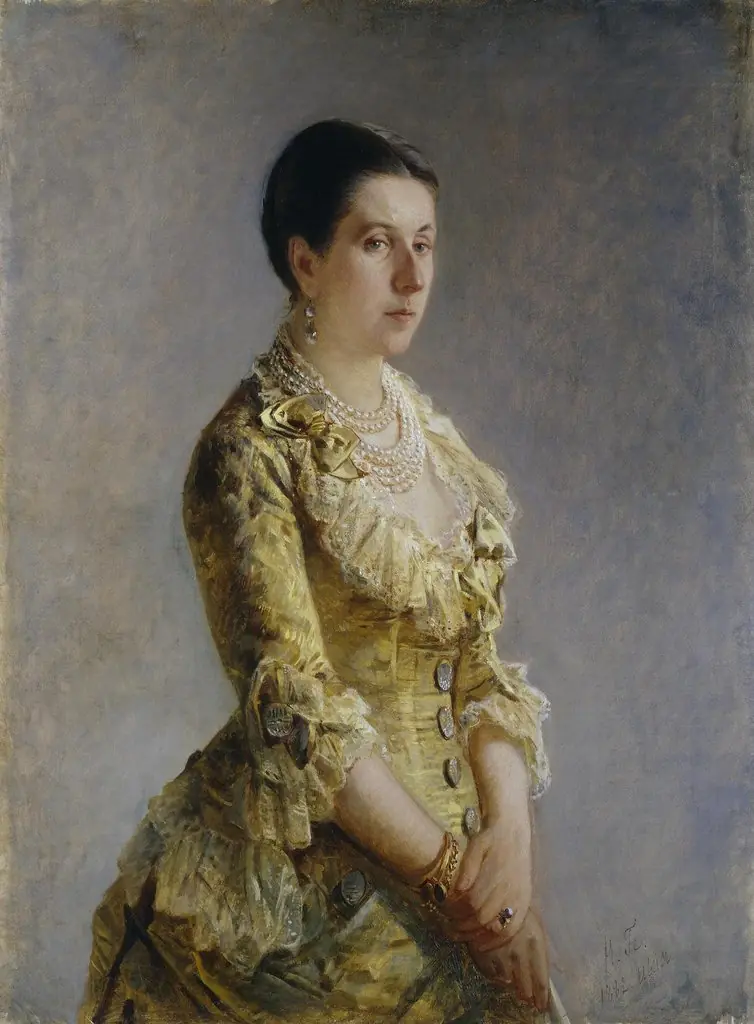 Portrait of Princess Olga Volkonskaya (nee Kleinmichel)