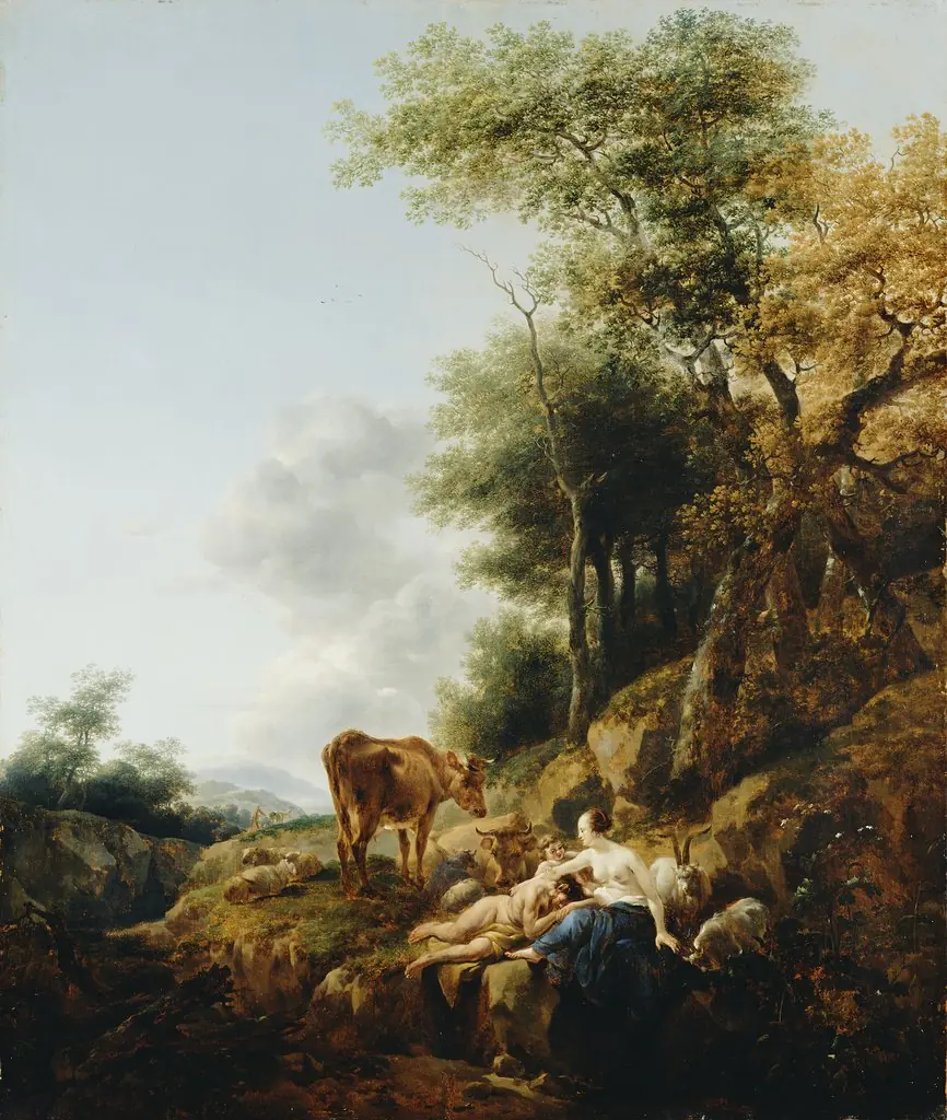 Landscape with a Nymph and a Satyr