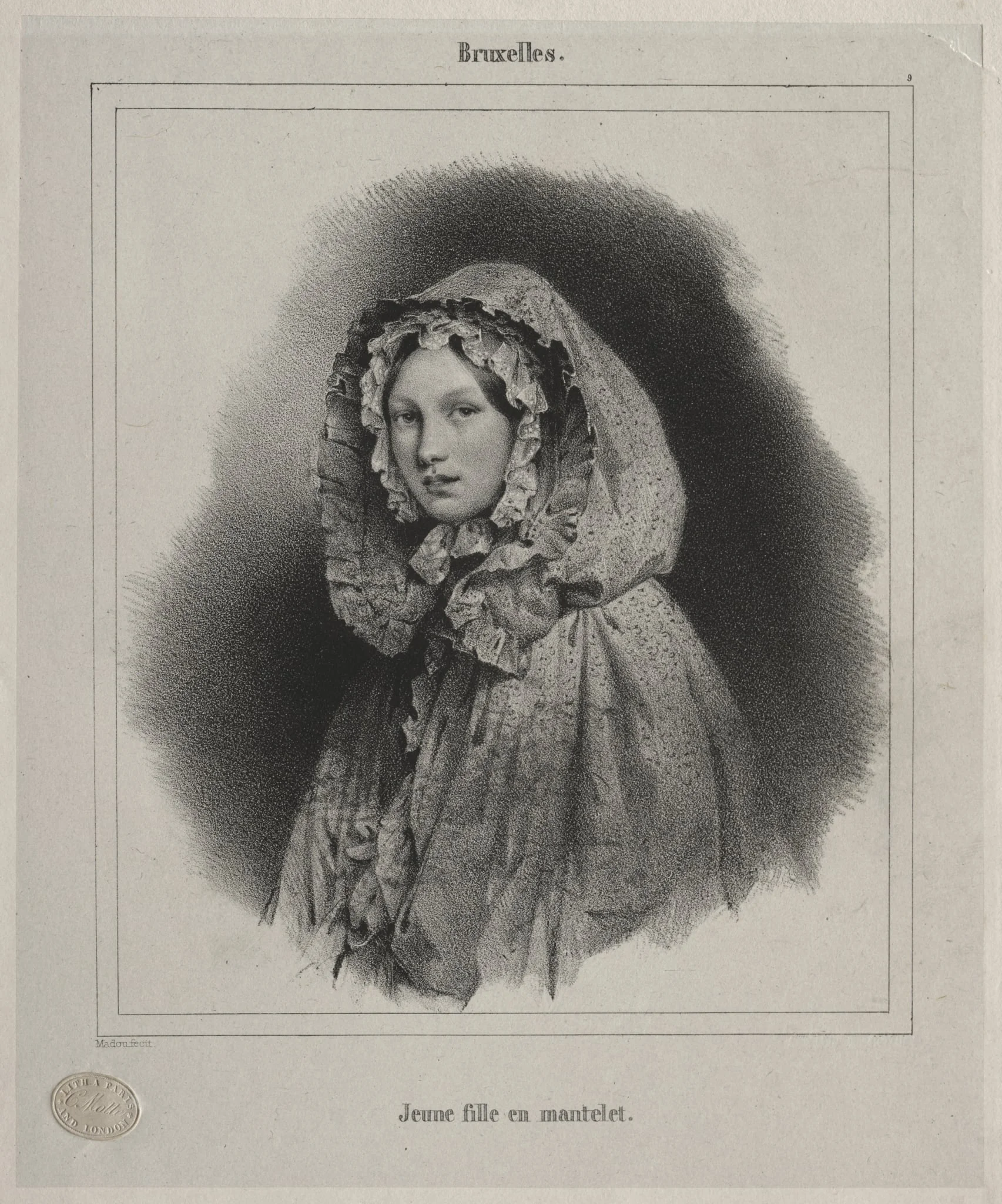 Brussels:  Young Girl in a Cape