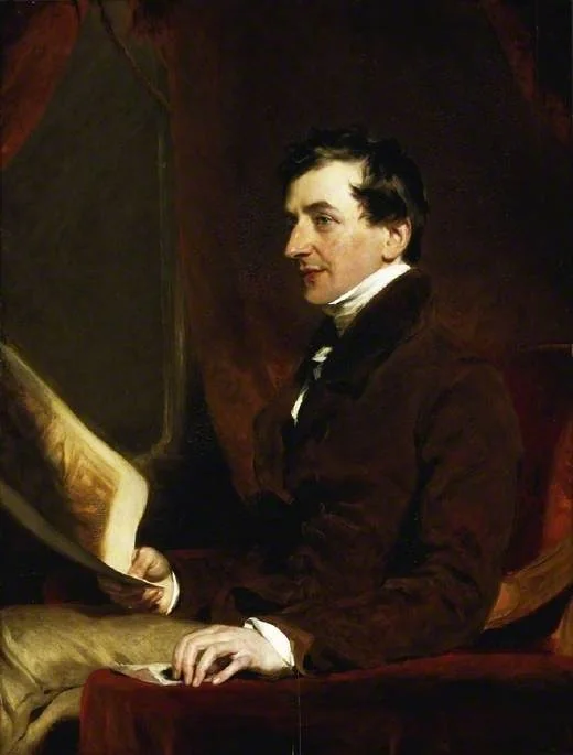 Samuel Woodburn, by Thomas Lawrence, oil, 1820