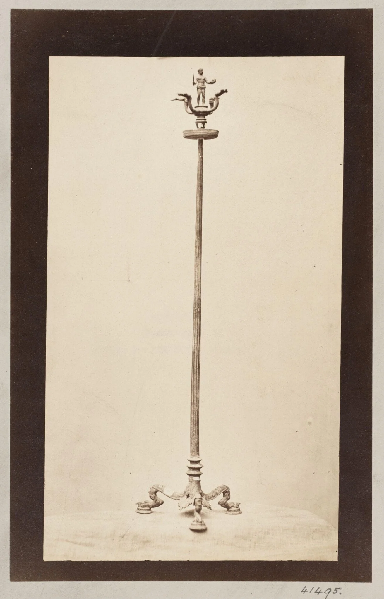 Etruscan Bronze Candlestick, by Louise Laffon, photographic, 1864